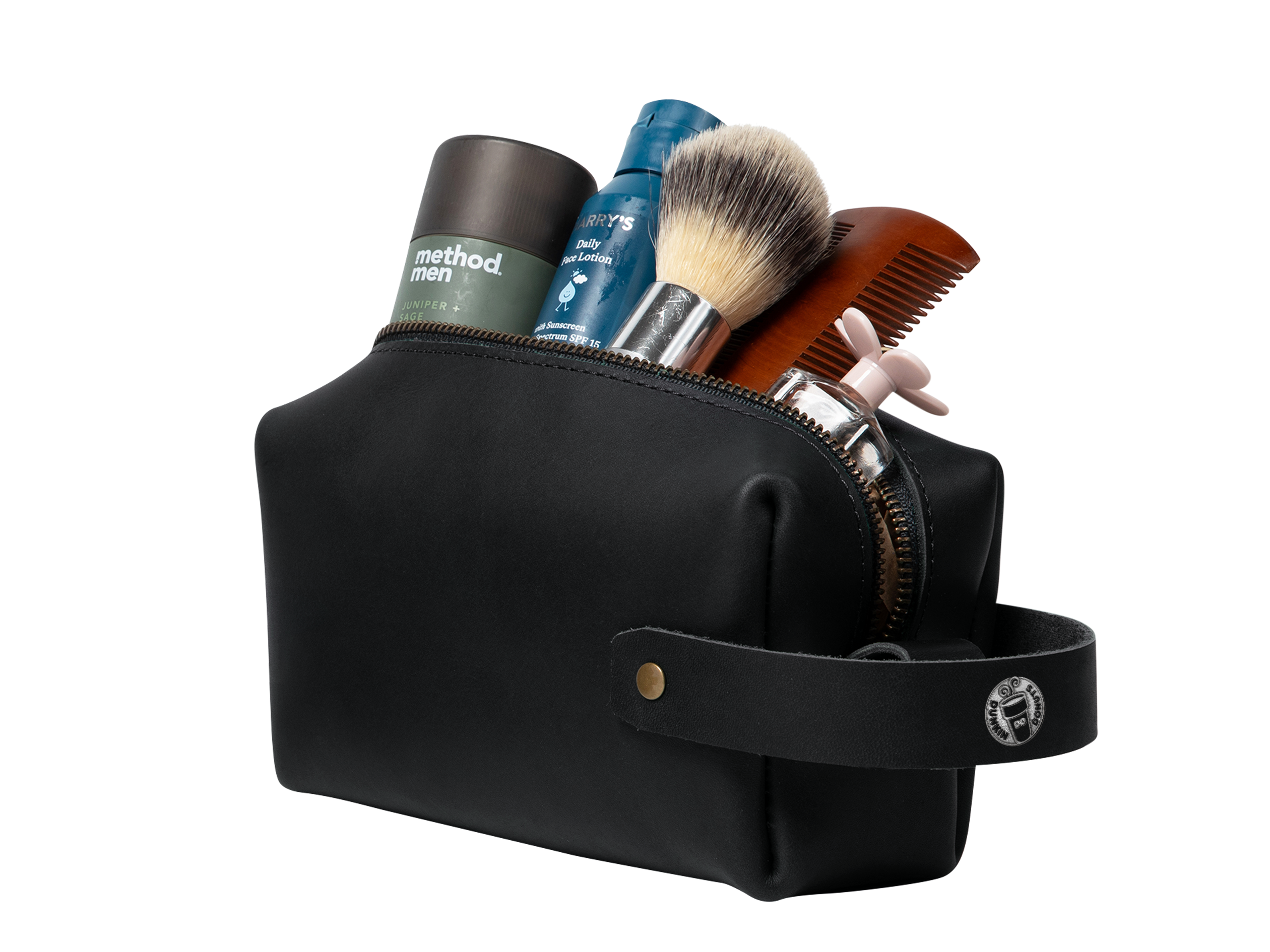 All Leather Dopp Kit | Full Grain Leather | Made in USA
