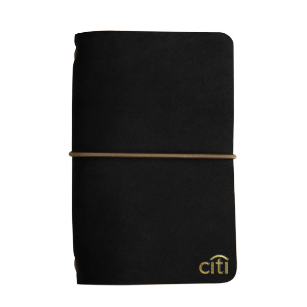 Small Refillable Notebook Sleeve with Stretch Cord | Made in USA