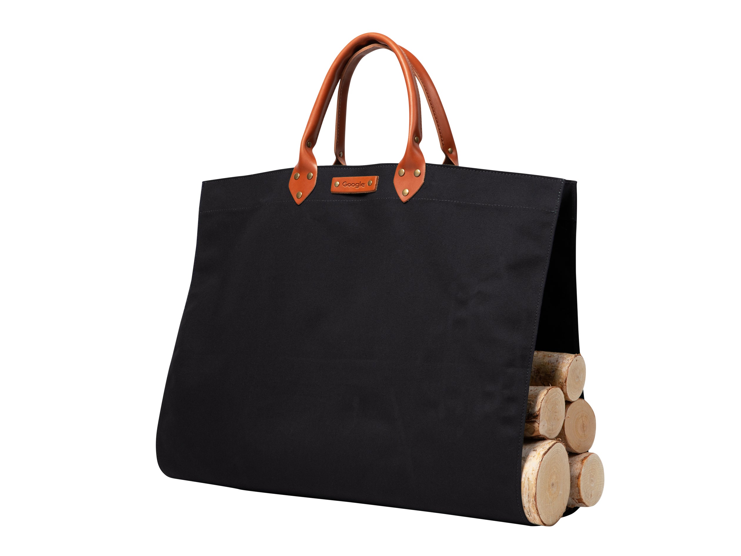 Canvas Log Carrier | Premium Leather | Made in USA
