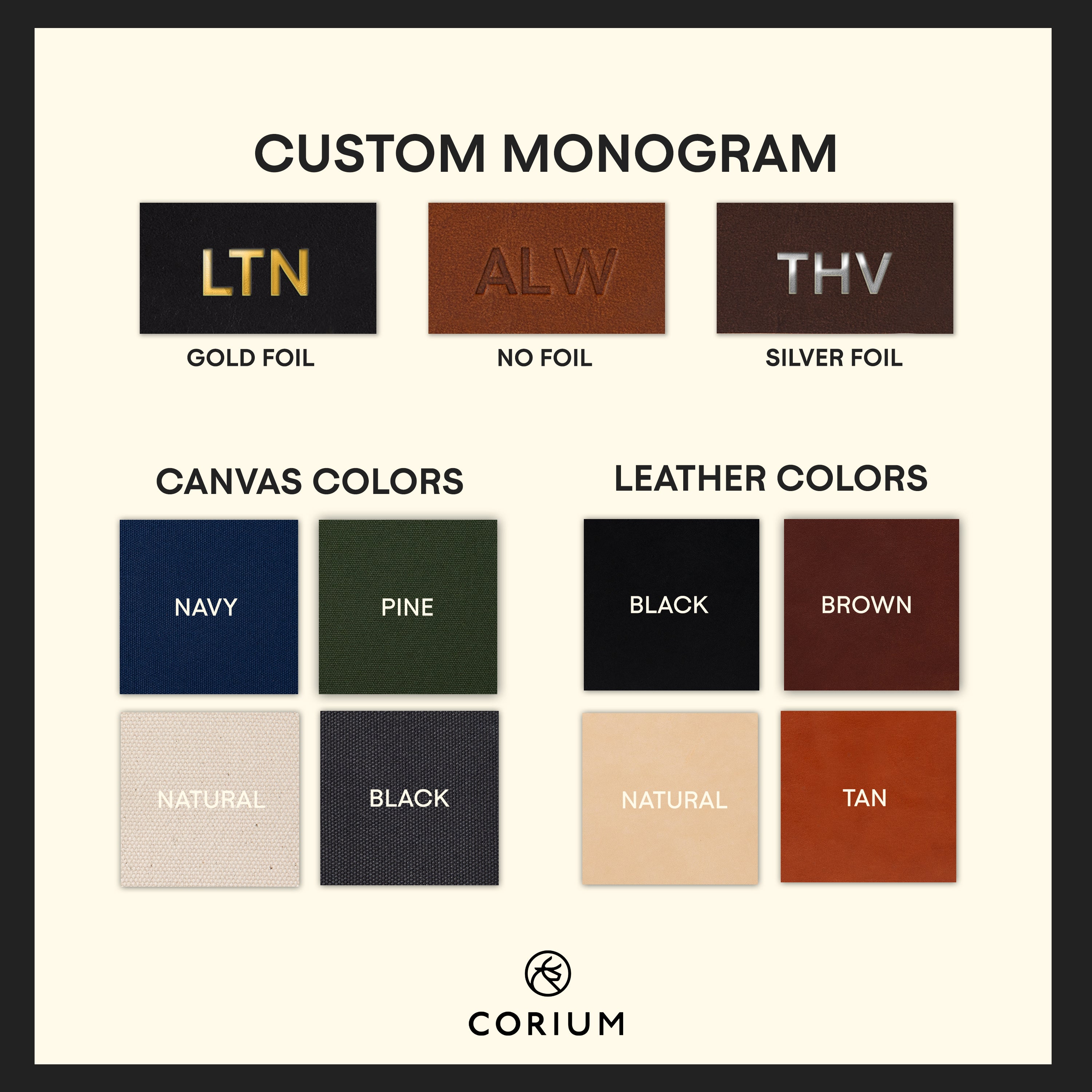 Canvas Pouch | Full Grain Leather | Made in USA