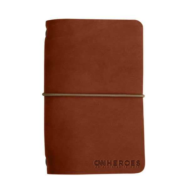 Small Refillable Notebook Sleeve with Stretch Cord | Made in USA
