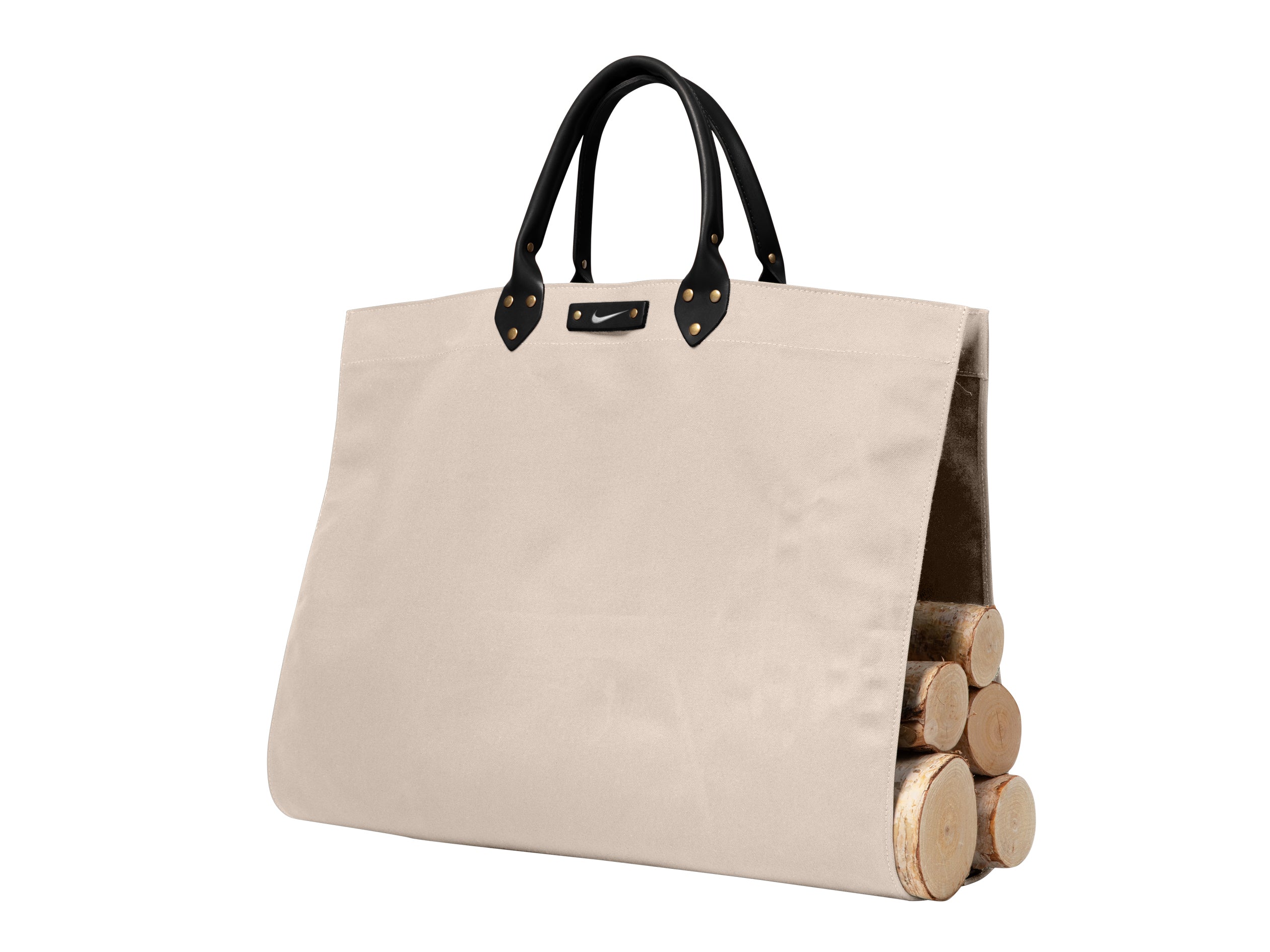 Canvas Log Carrier | Premium Leather | Made in USA