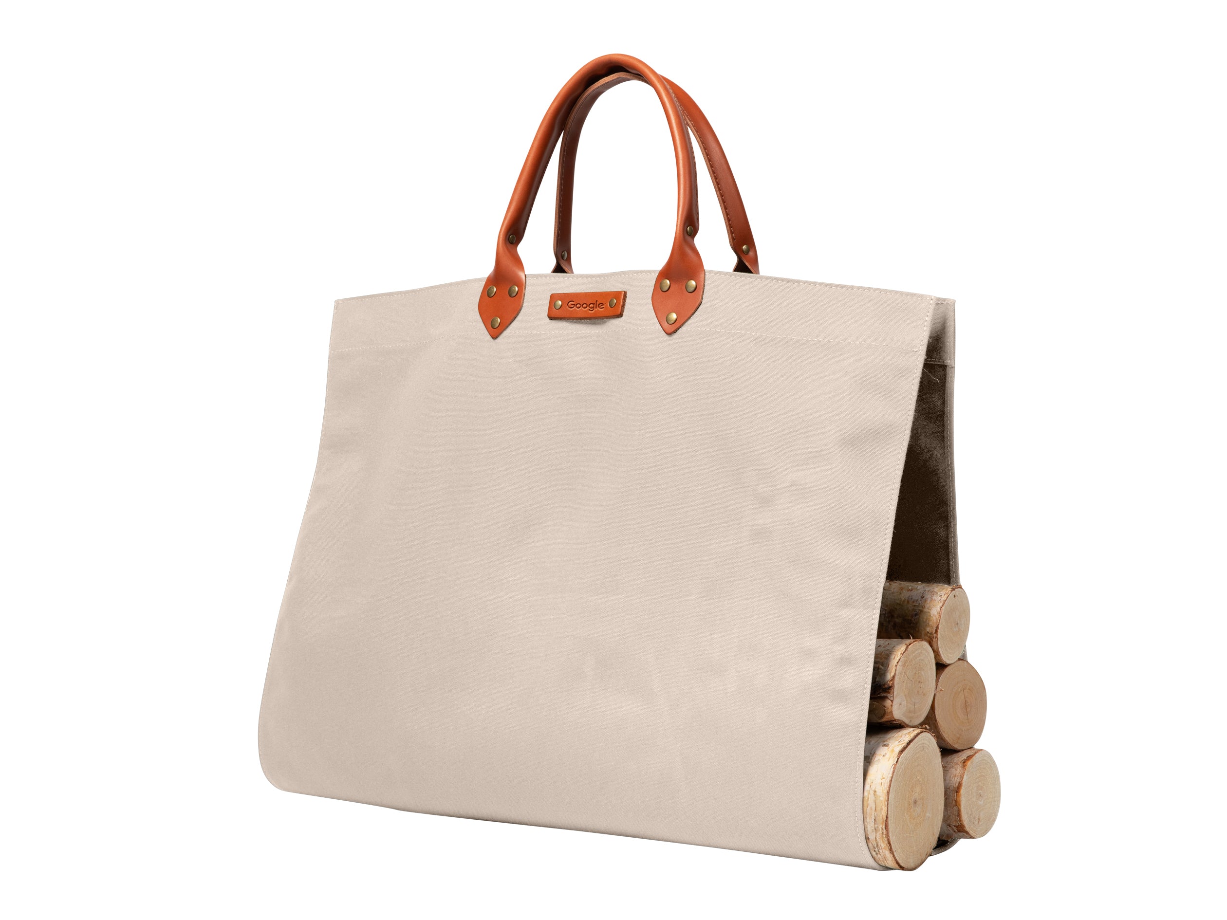 Canvas Log Carrier | Premium Leather | Made in USA