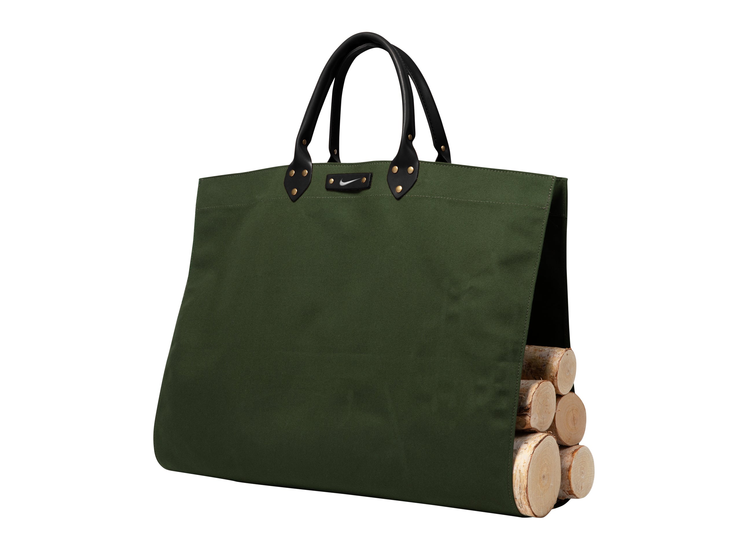 Canvas Log Carrier | Premium Leather | Made in USA