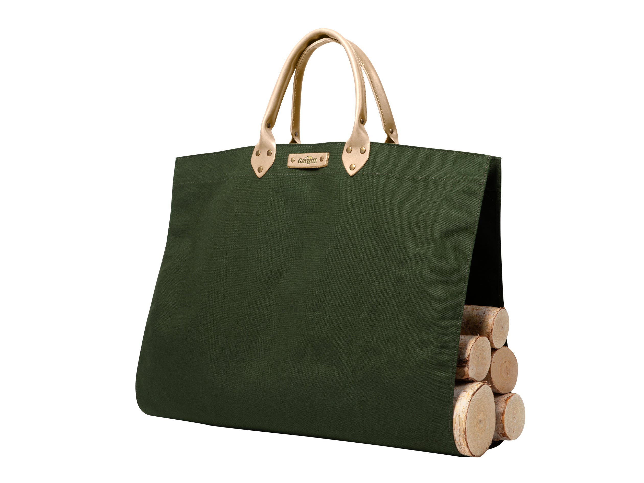 Canvas Log Carrier | Premium Leather | Made in USA