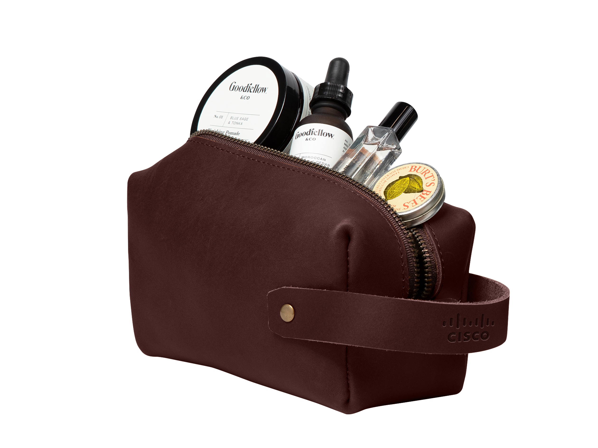 All Leather Dopp Kit | Full Grain Leather | Made in USA