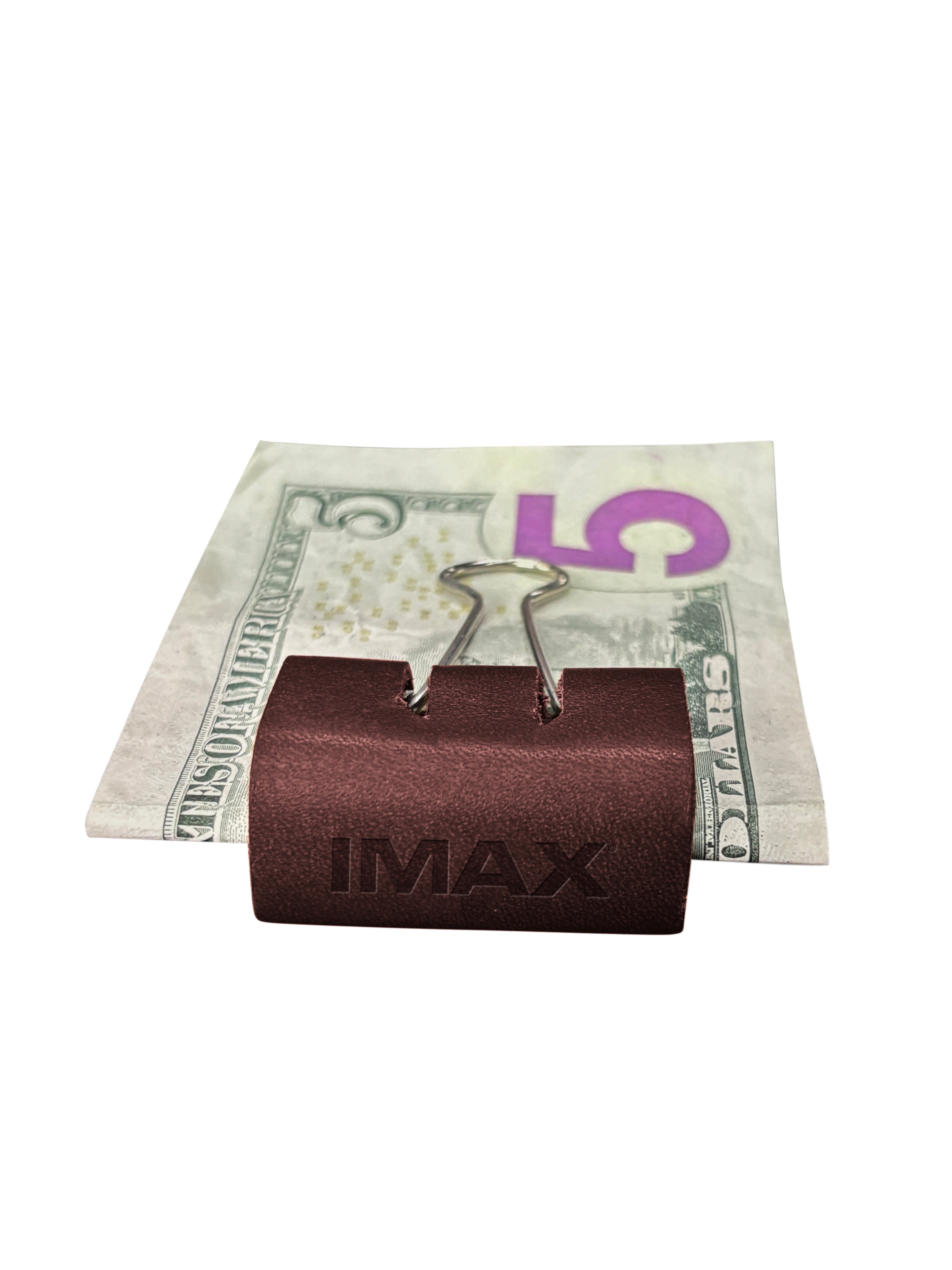 Leather Money Clip Wallet, custom logo leather promo product made in USA by Corium (6)