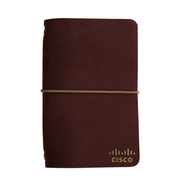 Small Refillable Notebook Sleeve with Stretch Cord | Made in USA