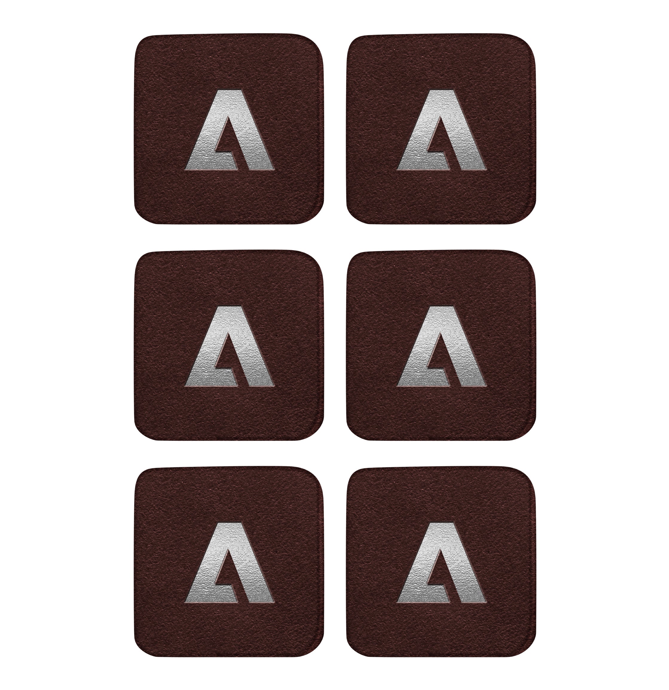 Mini Magnets Set of 6 | Full Grain Leather | Made in USA